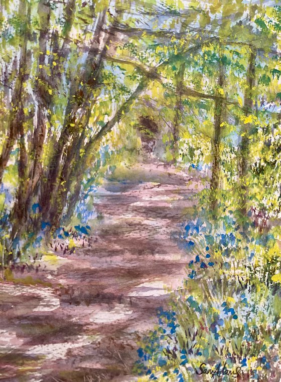 In the bluebell wood