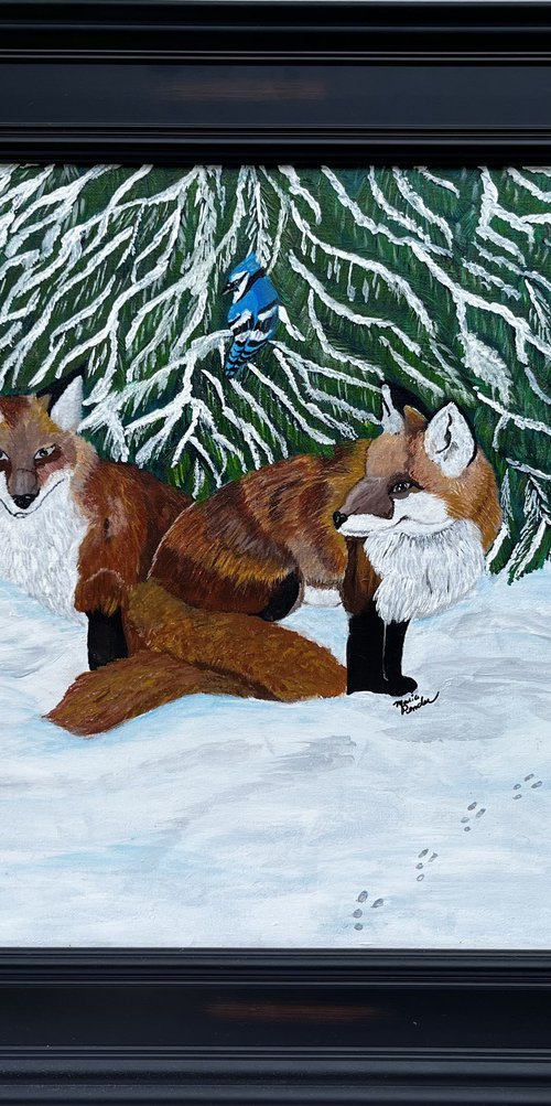 Woodland Interruption by Maria E Pender