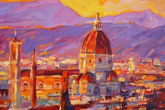 Warm evening in Florence
