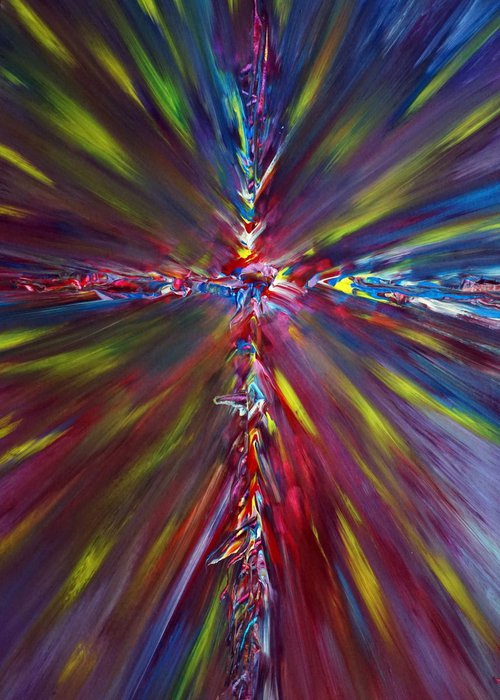 Multi Color Cross-Examination Explosion 06 by Richard Vloemans