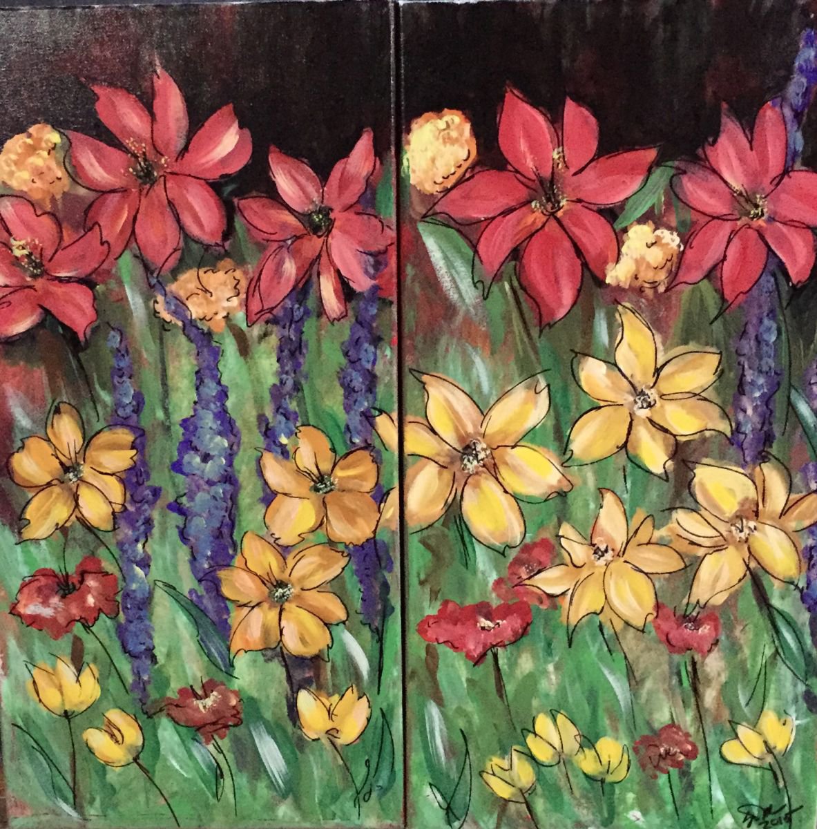 Spring flowers by Carolyn Shoemaker (Soma)
