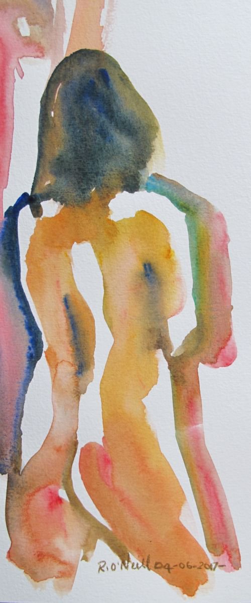 Standing female nude by Rory O’Neill