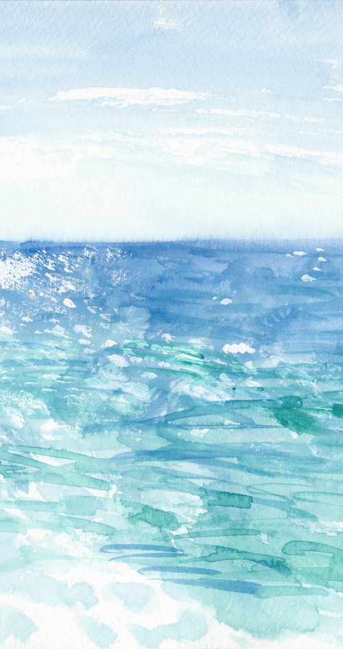 Seascape. Mediterranean Series #9 by Daria Galinski