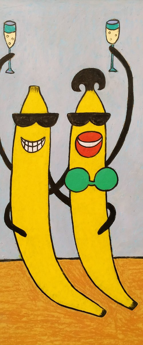 Bananas couple by Ann Zhuleva