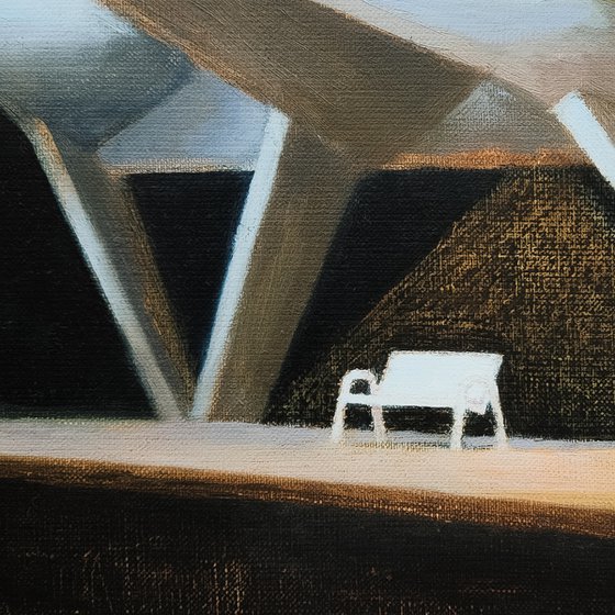 Late Evening at Warsaw Powiśle Station