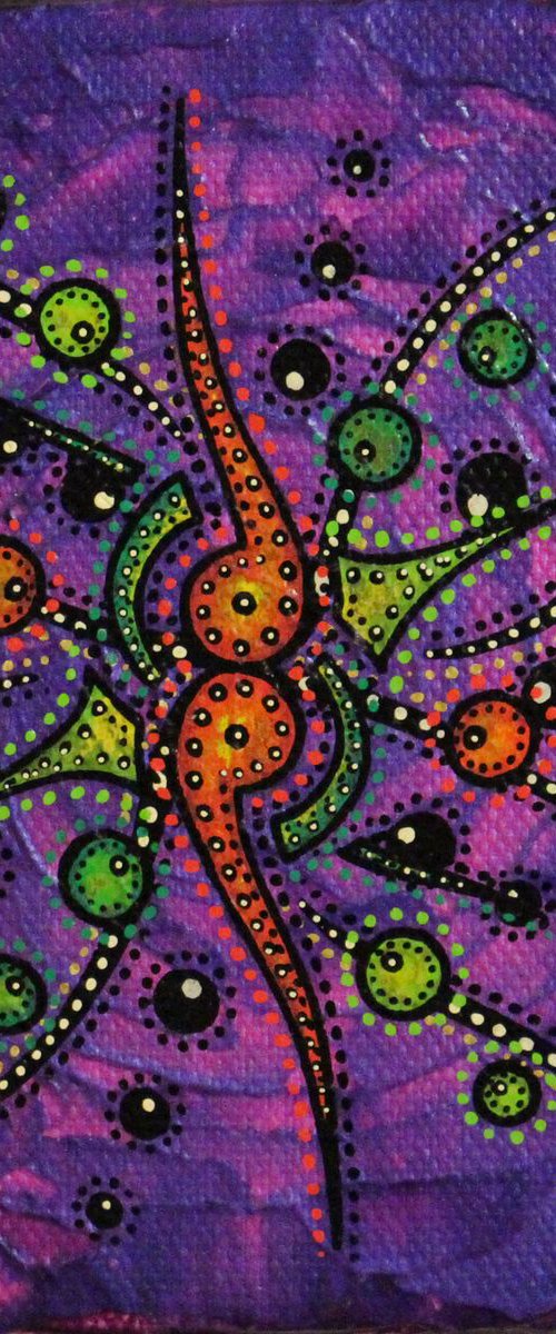 Sense of pink purple movement by Jonathan Pradillon