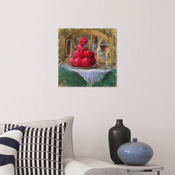 Red Apples on Table