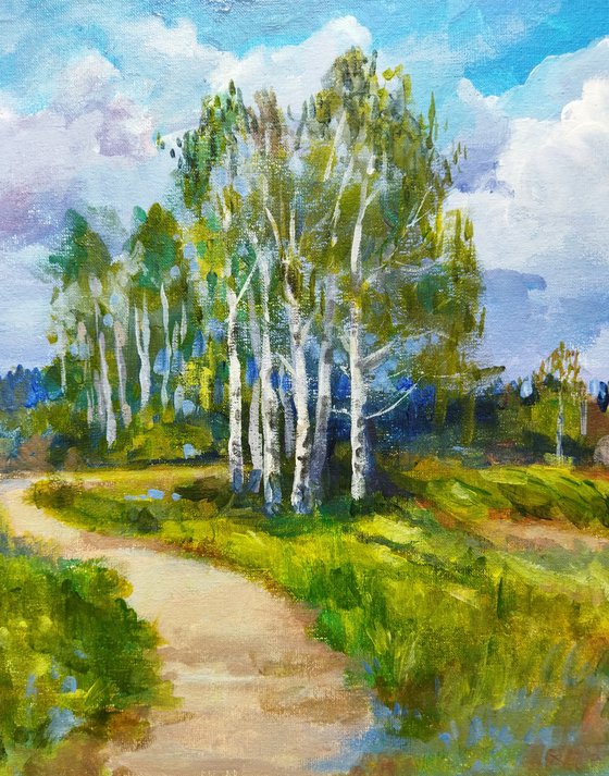 Birch trees