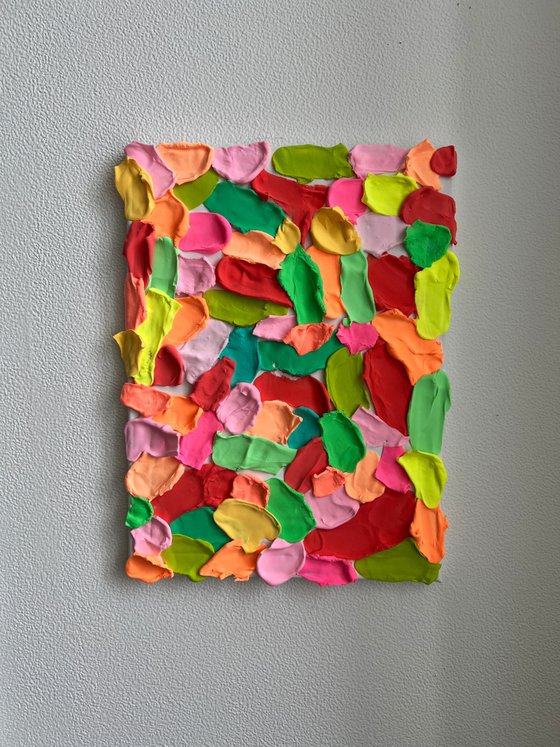 Colorful Relief Torn Edges