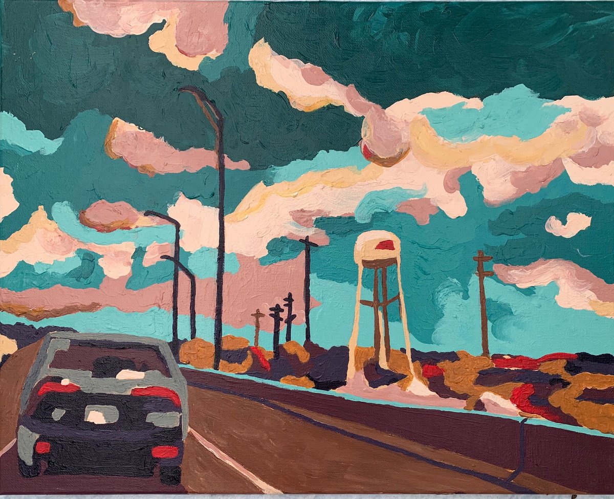 Landscape Acrylic Painting By Heather Kostal, 20 X 16, 294, Original Artwork