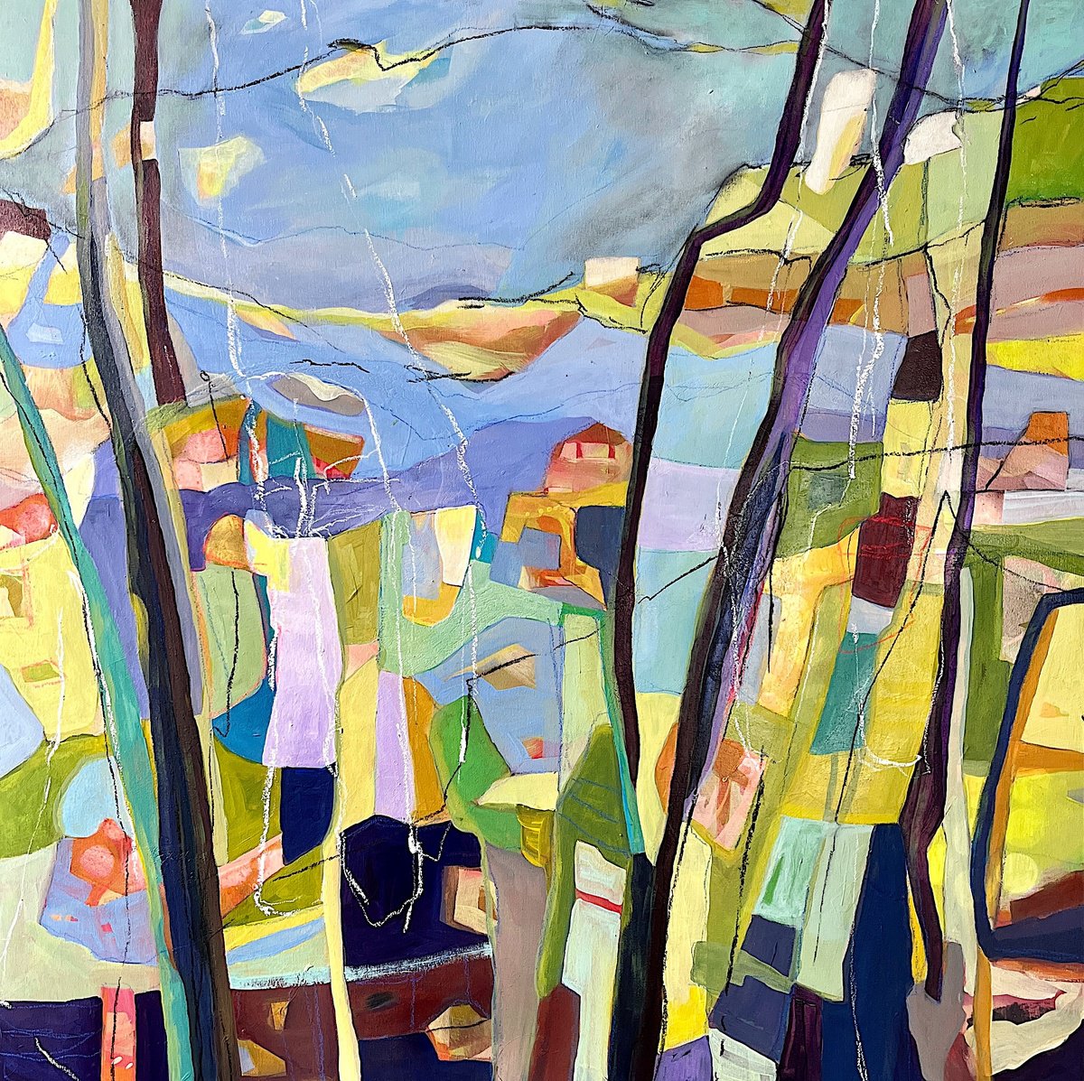 Beloved Land By Marita Tobner, 31 X 31, Artwork For Sale On Artfinder