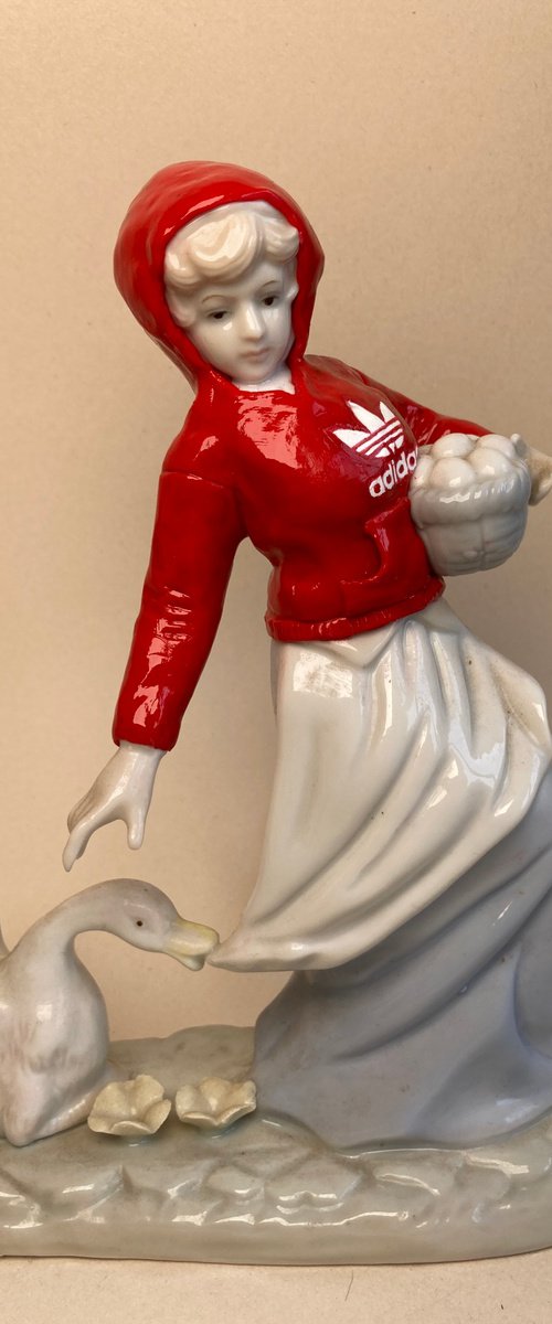 Girl in An Adidas Hoodie by Haus of Lucy