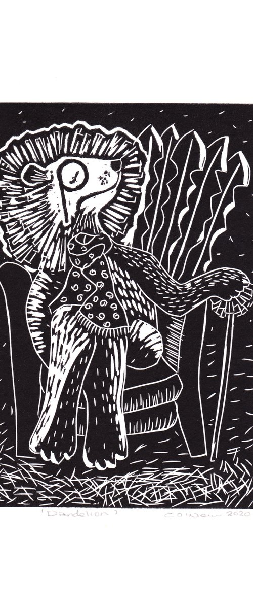 Mr Dandelion in Black by Catherine O’Neill