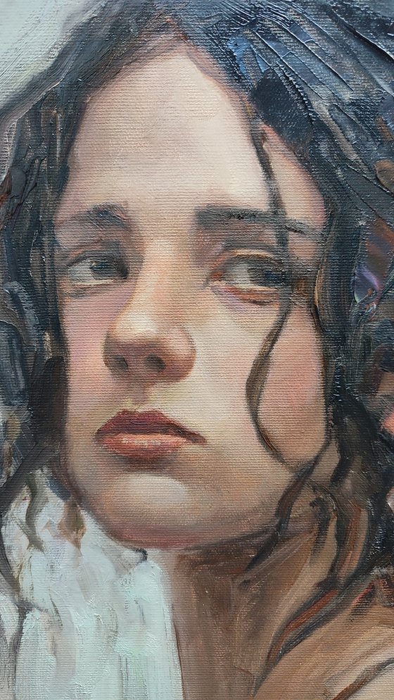 Woman in black
