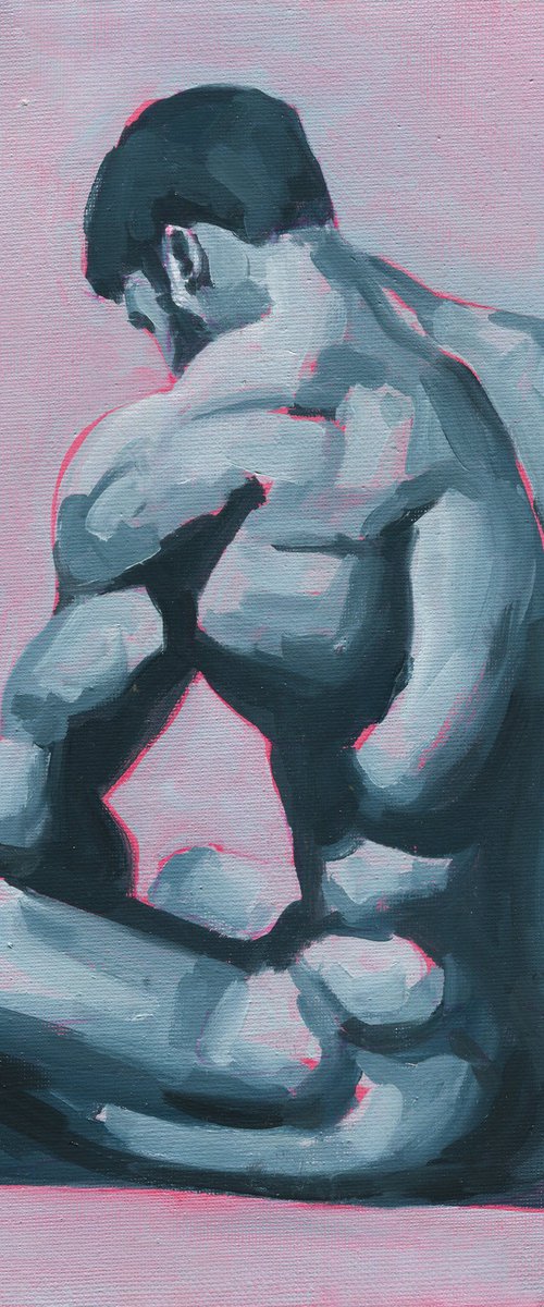 Silent Embrace - Male Nude by Goodvin Nerko