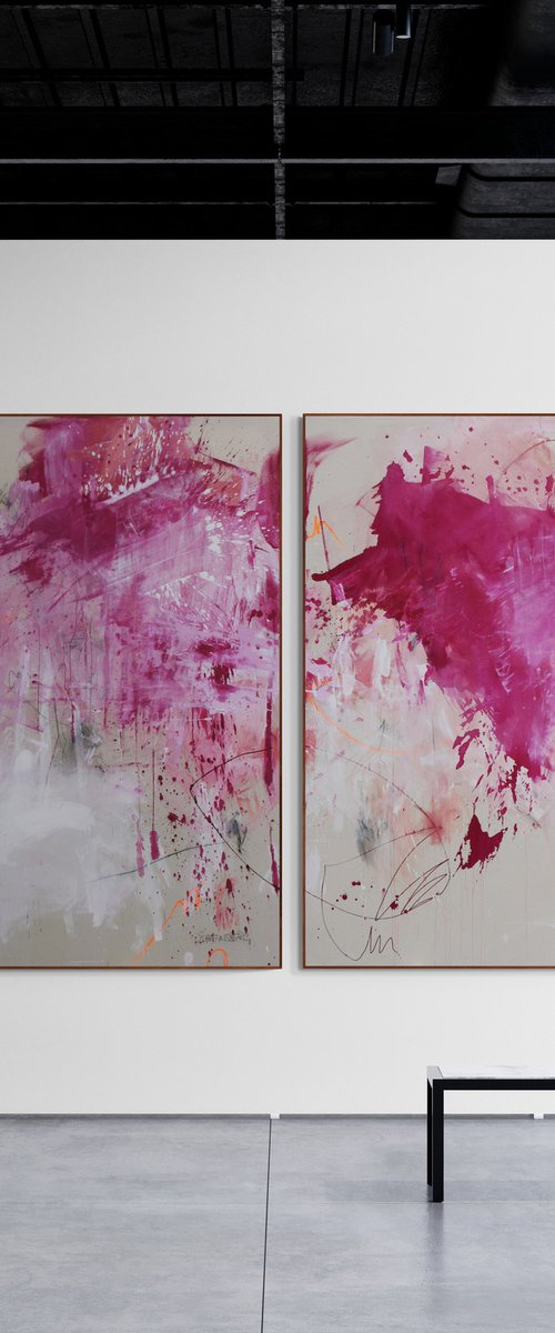 Choose Love I & II by Daniela Schweinsberg