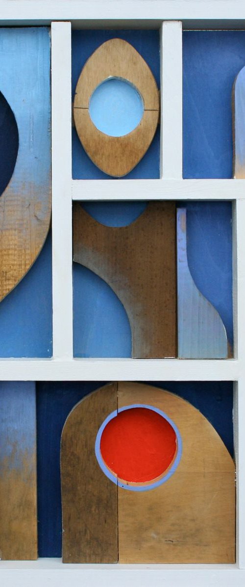 Unified Figures (relief construction) by Liam Hennessy