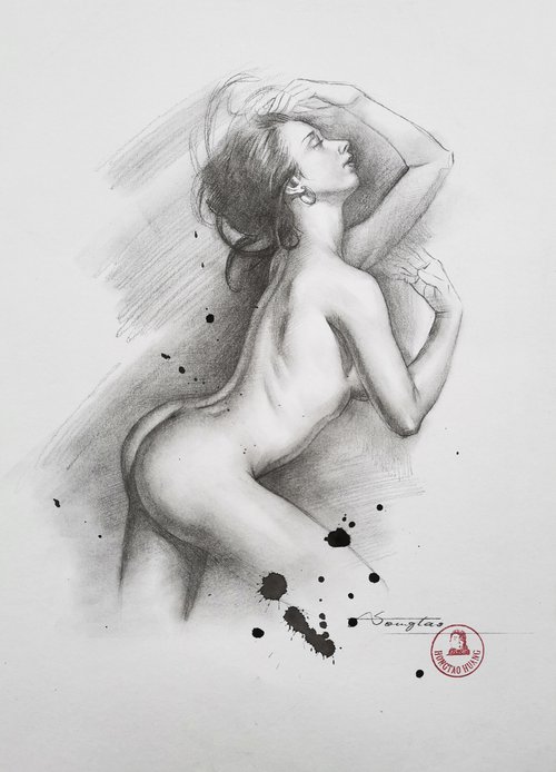 Drawing Model girl #21926 by Hongtao Huang