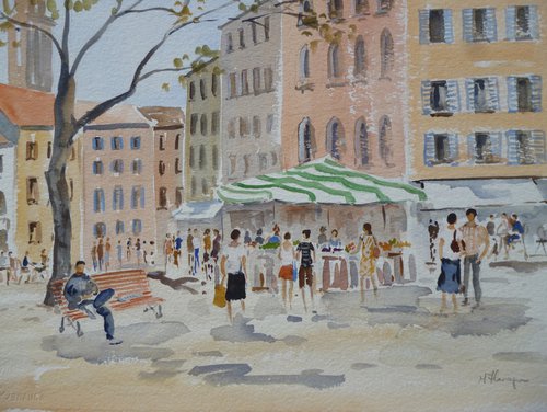 Piazza Sta Margalida, Venice by Maire Flanagan