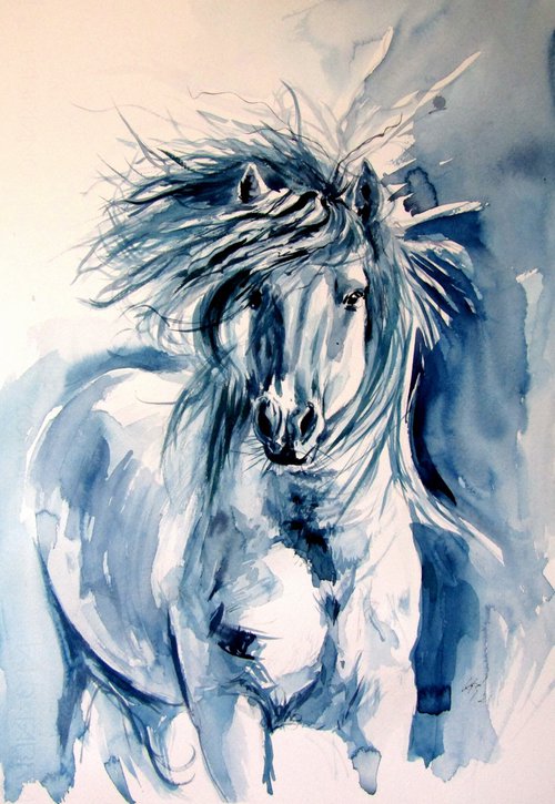 Majestic horse running II by Kovács Anna Brigitta