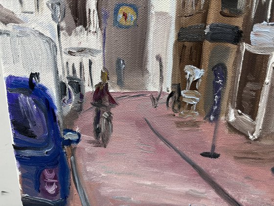 Cycling Through Beilen Center