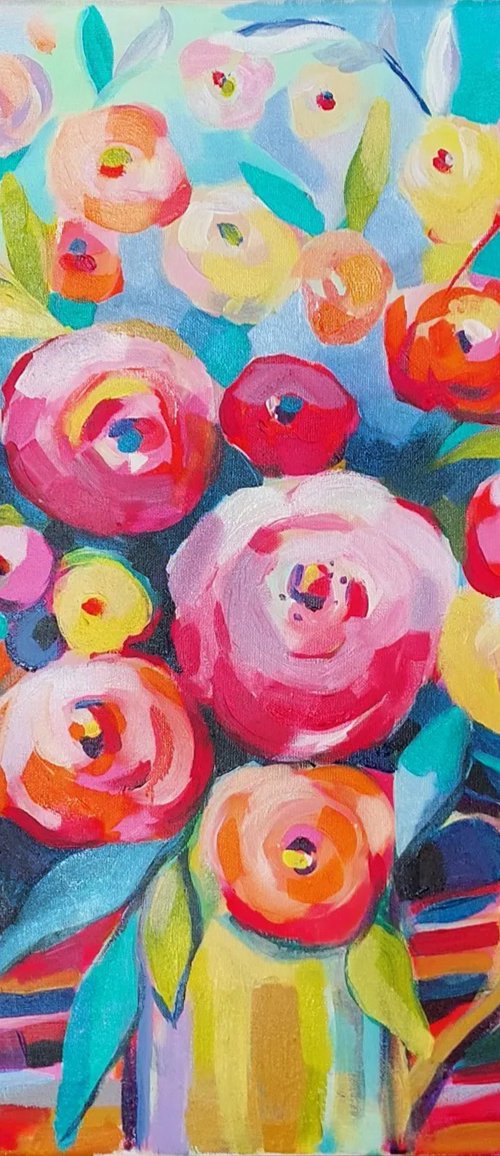 Still life flowers by Angelina Doseva