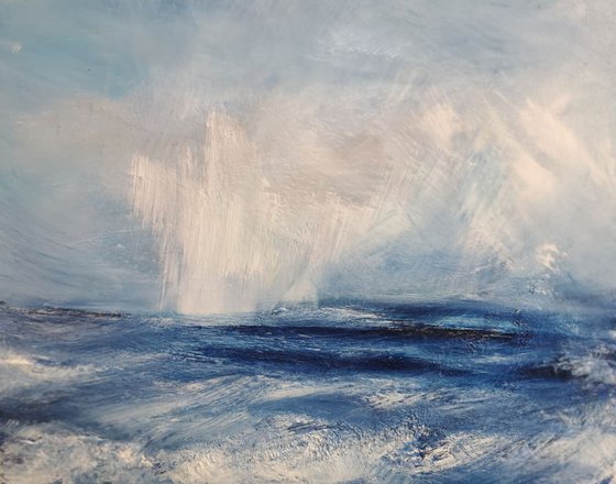 Sea Squall - Oil Painting, stunning, gorgeous