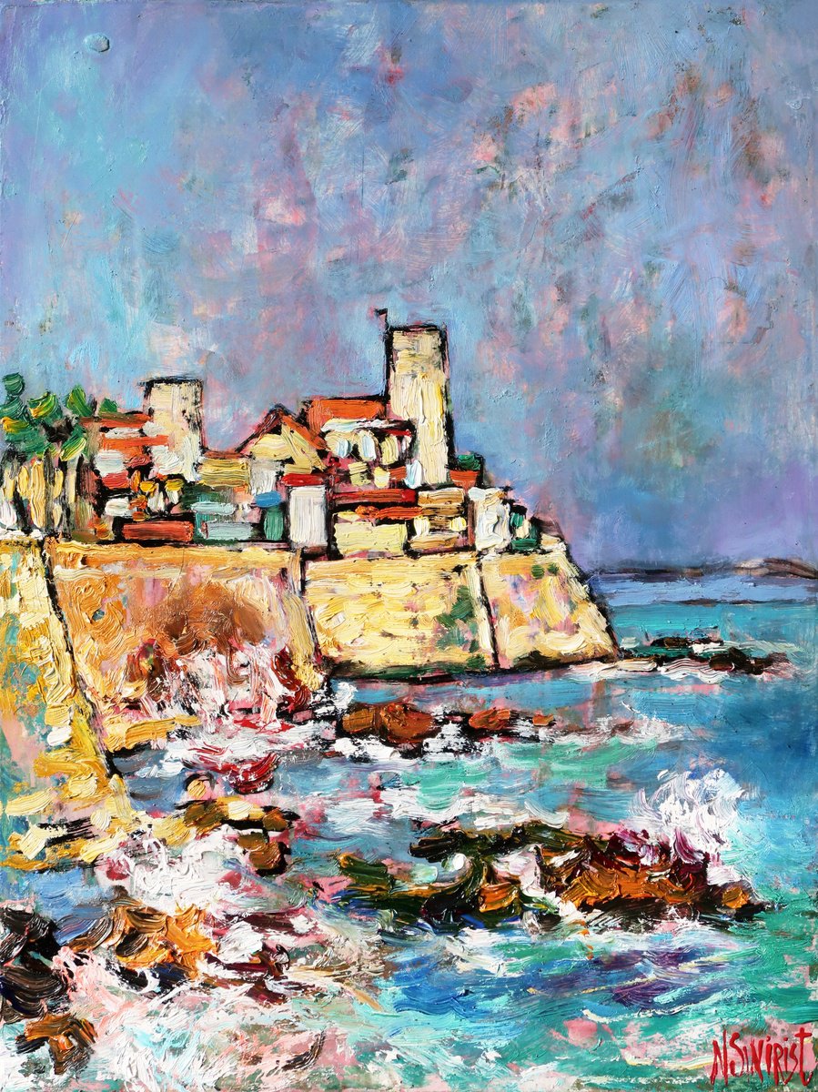 Morning In Antibes By Nikifor Swiristuhin, 12 X 16, Artwork For Sale On Artfinder