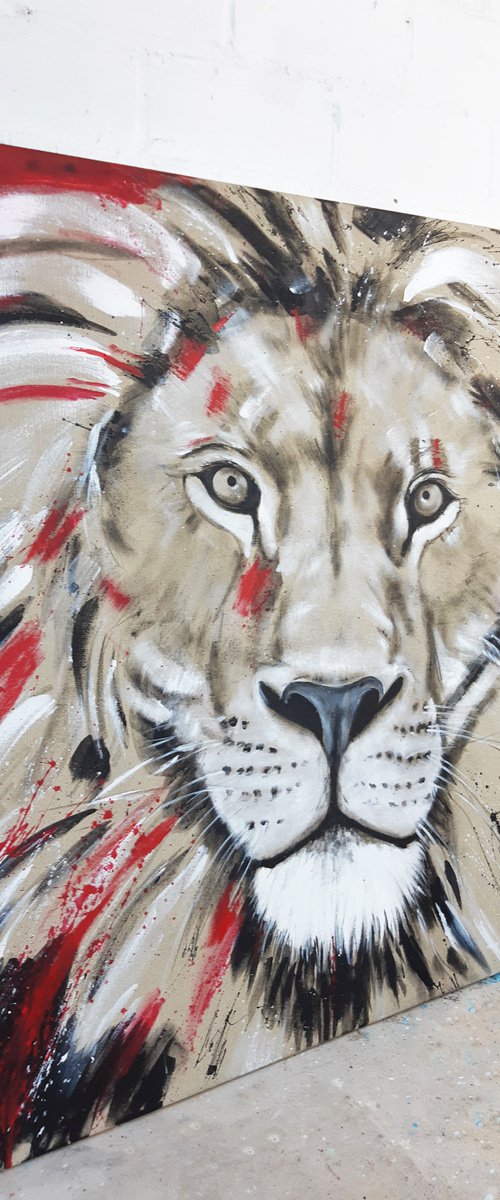 LION #10 - Series BIG CAT by Stefanie Rogge