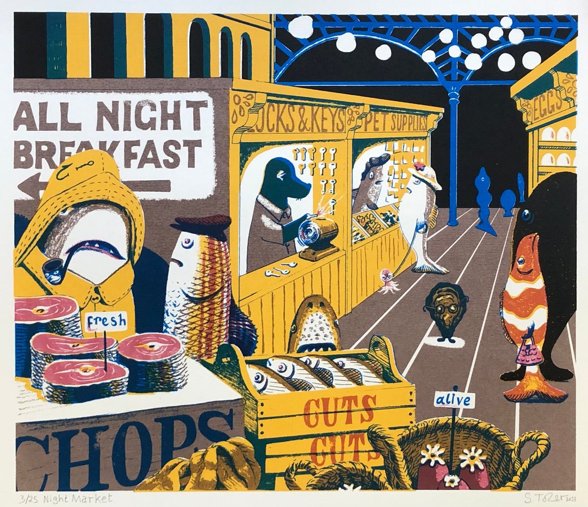 Night Market by Simon Tozer