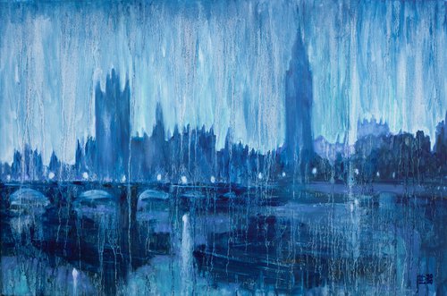Rainy Blues In London by Liudmila Pisliakova