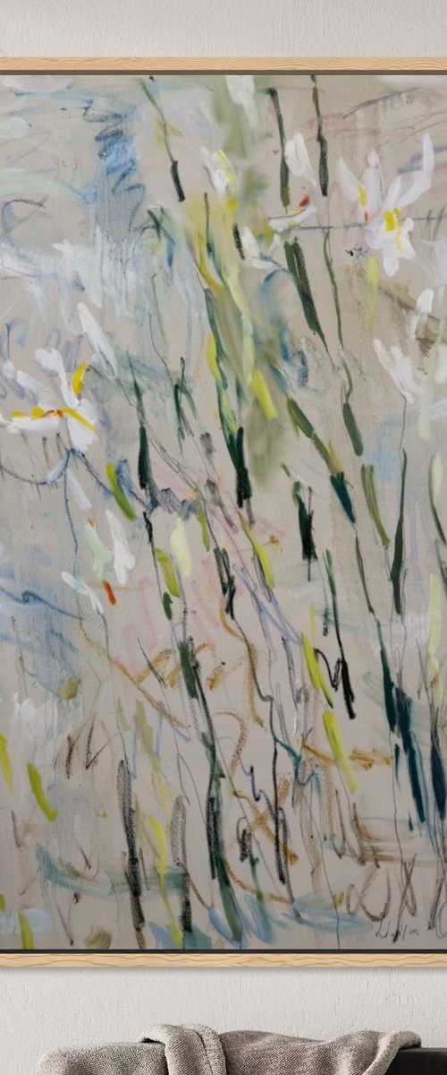 White irises by Lilia Orlova-Holmes