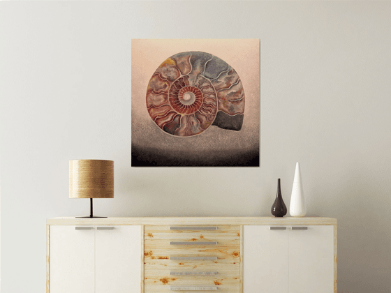 Silvery Ammonite