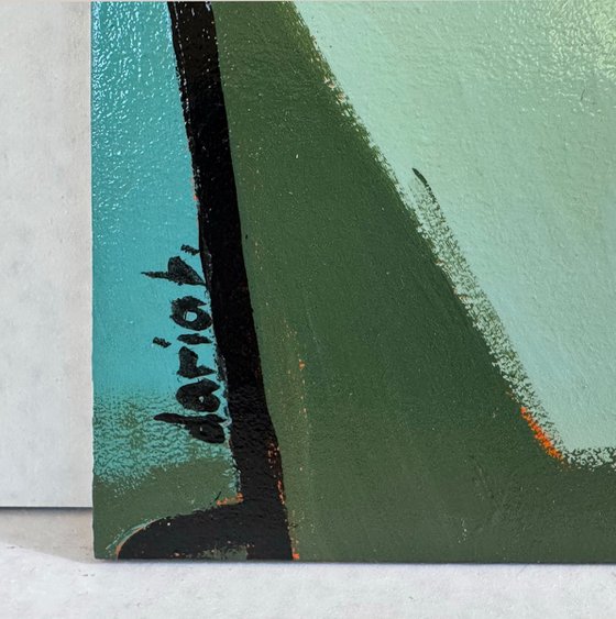 Painting "Man Goes on a Date"