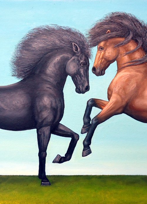 "Windy Stallions" by Grigor Velev