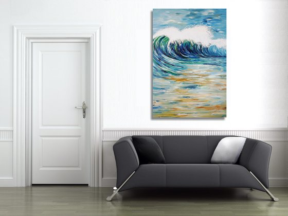 Seascape Breaking Waves D 7