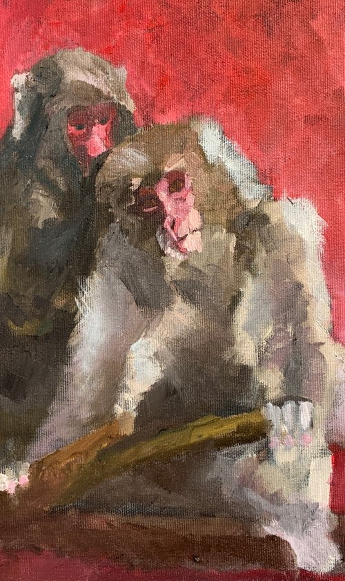 Two Monkeys by Ryan Louder