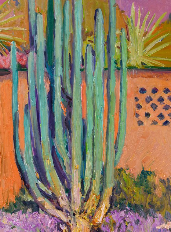 HIspanic House and Cactus