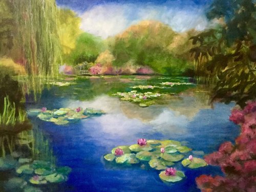 Day at Giverney by Janet Joslin
