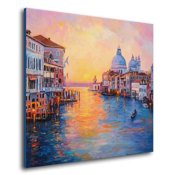 Sunset over the Grand Canal, Venice