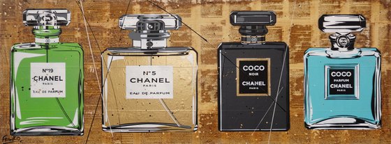 Selection 160cm x 60cm Chanel Book Pages Urban Pop Art