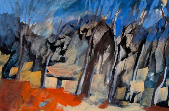 Wild Pines with Rocks