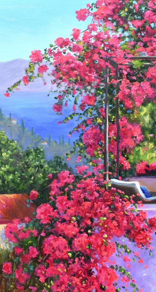Climbing Bougainvillea by Yulia Nikonova