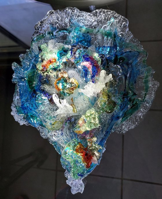 Glass Sculpture Ocean