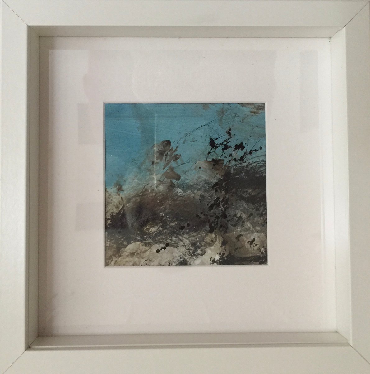 Abstract Acrylic Painting By Irene Gartner, 10 X 10, Waterworld 1, Original Artwork