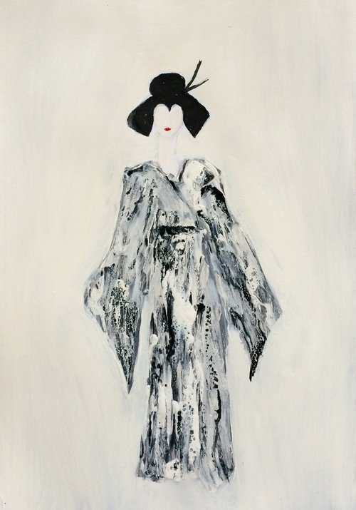 Geisha  II by Maxine Anne  Martin