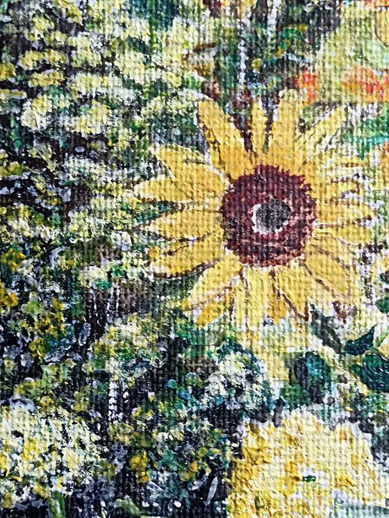Yellow daisies flowers