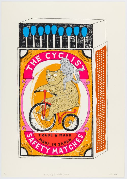 Very Big Cyclist's Burden by Charlotte Farmer