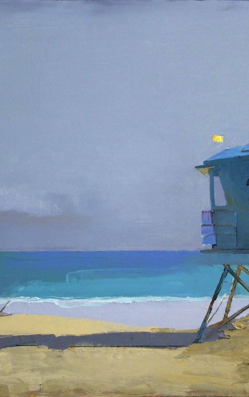 Lifeguard Tower at the Beach by Bo Kravchenko