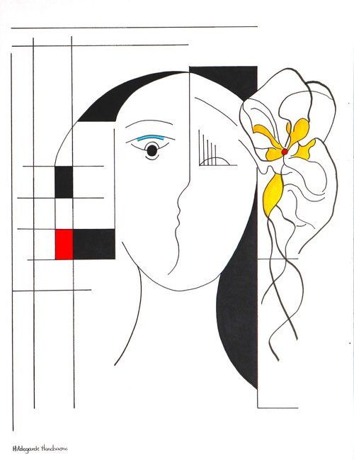 A blossoming portrait by Hildegarde Handsaeme